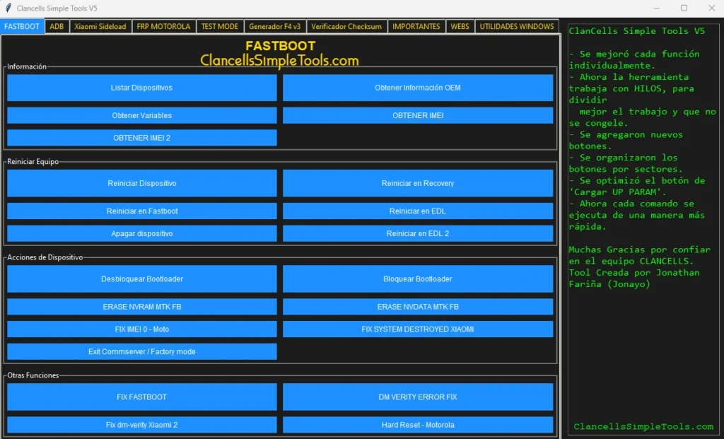 Clancells Simple Tools v5